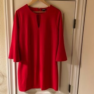 Express red dress size Large.